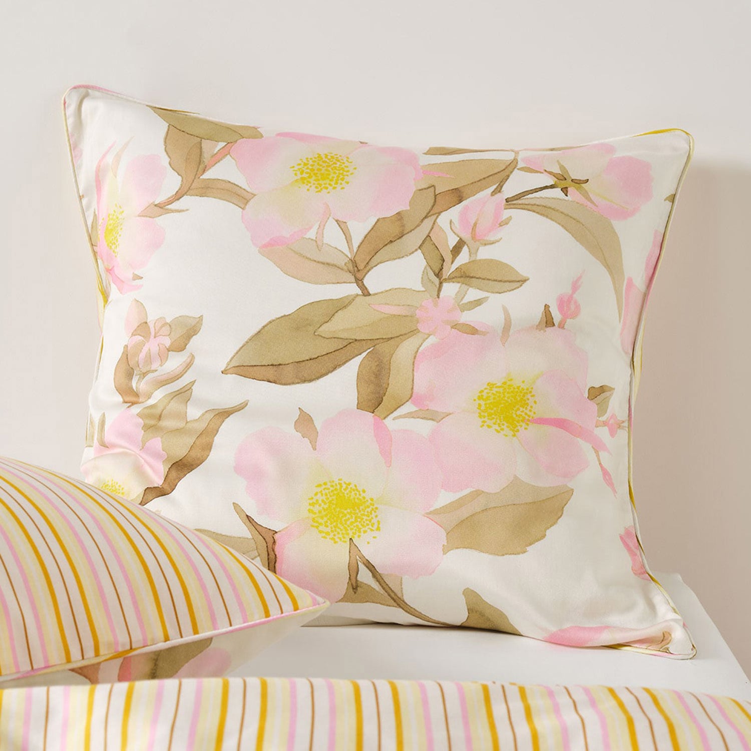 Camellia Cotton Sateen European Pillowcase