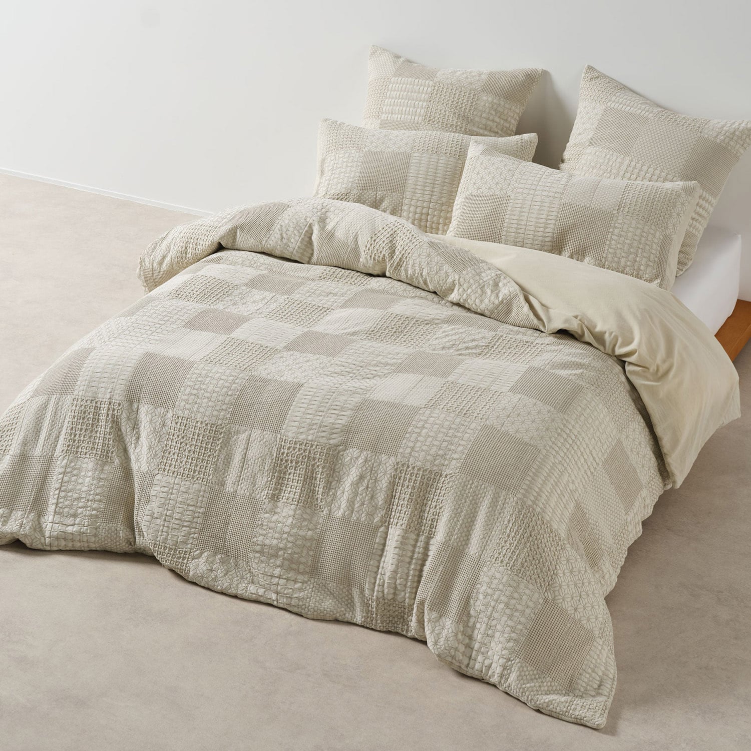 Adeline Cotton Jacquard Quilt Cover Set