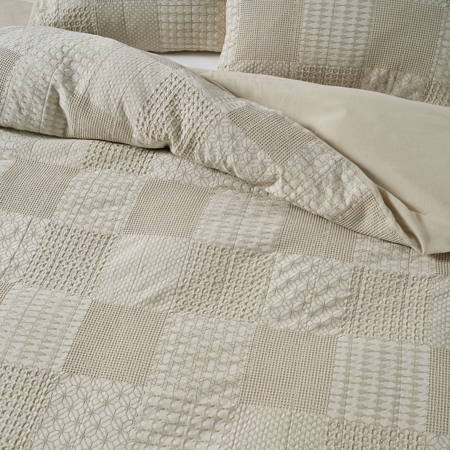 Adeline Cotton Jacquard Quilt Cover Set