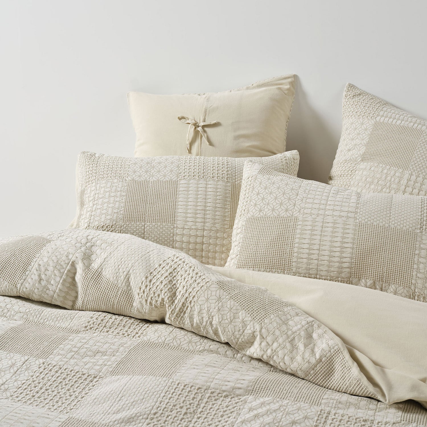 Adeline Cotton Jacquard Quilt Cover Set