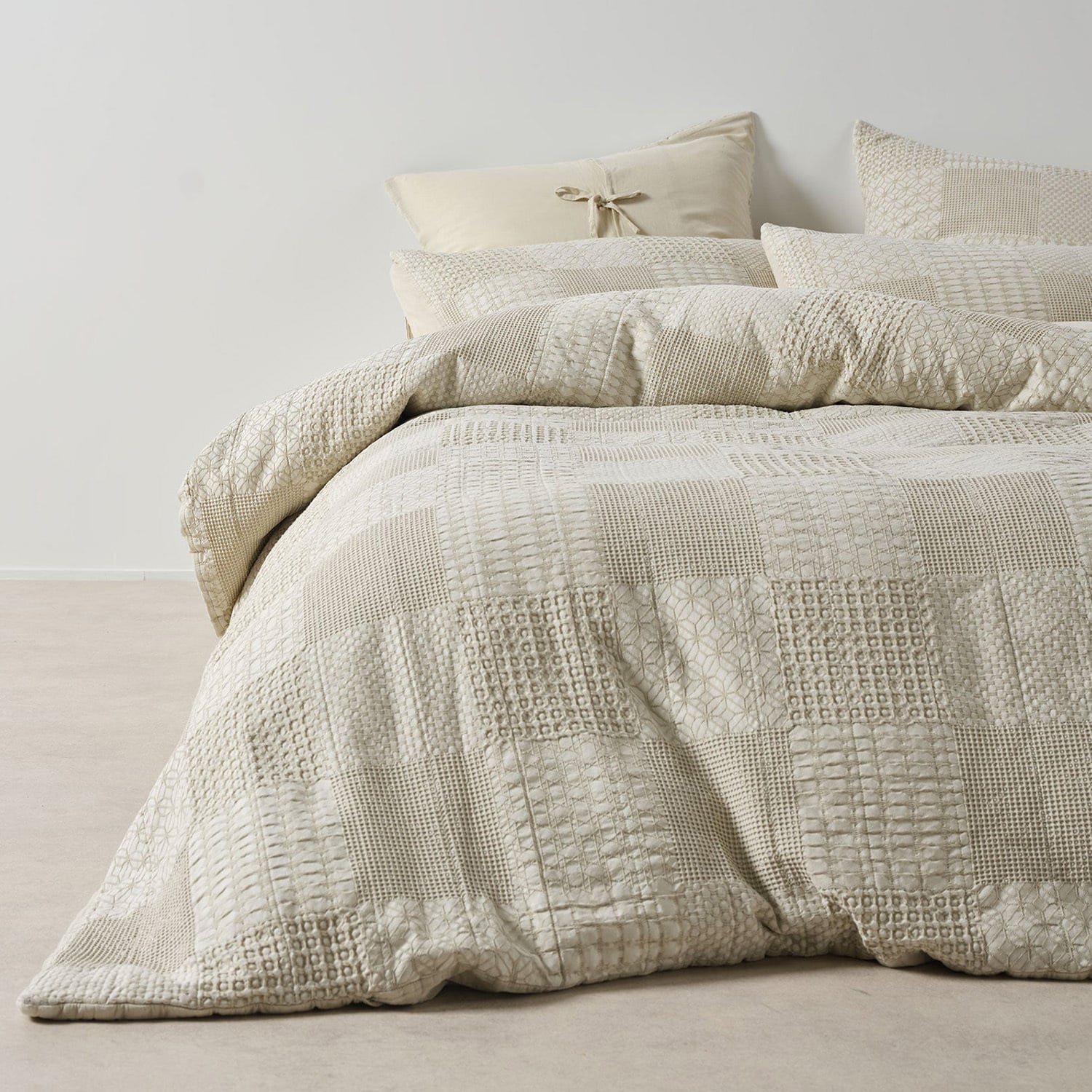 Adeline Cotton Jacquard Quilt Cover Set