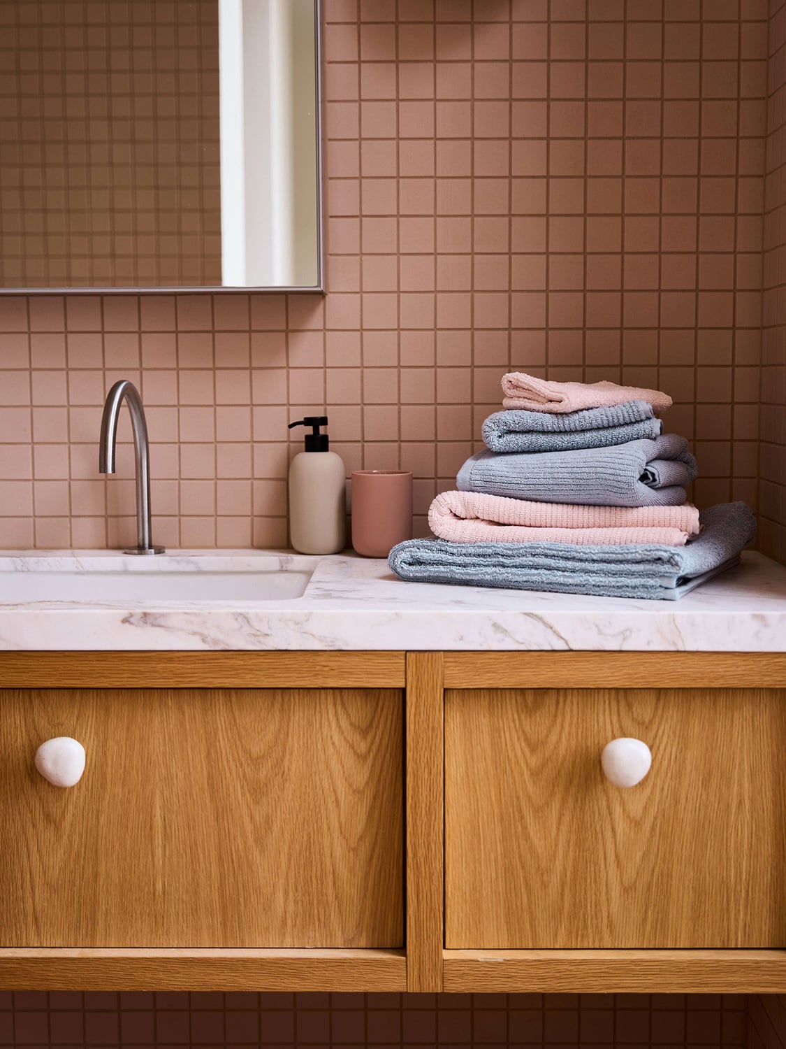 Reed Cotton Terry Bathroom Towels