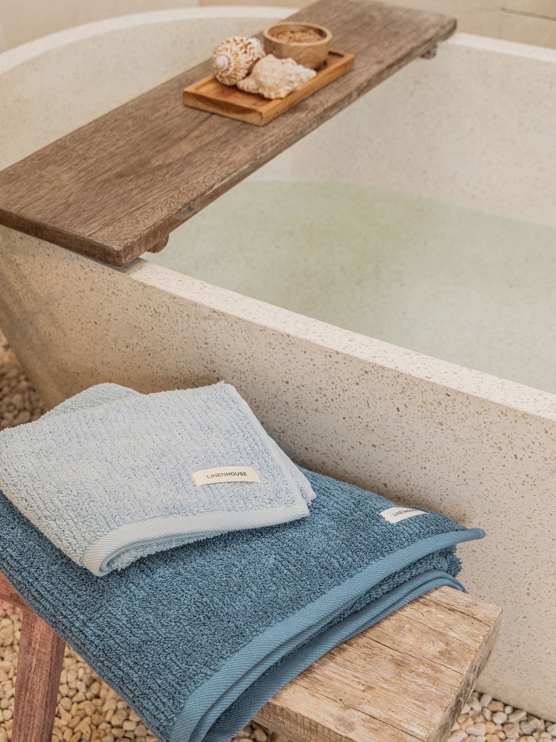 Reed Cotton Terry Bathroom Towels