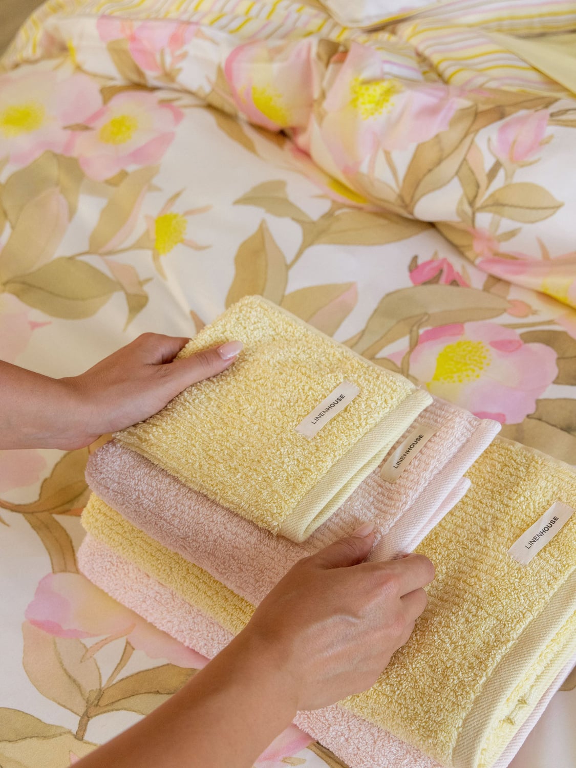 Reed Cotton Terry Bathroom Towels