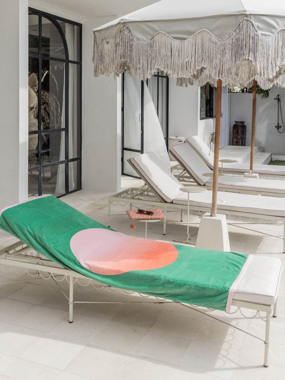 Summer Sunset Beach Towel