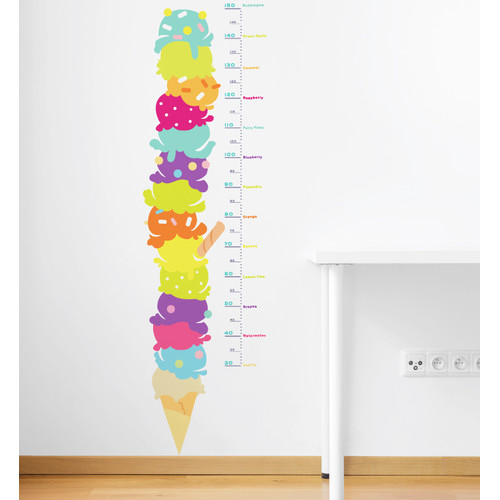 Gelato Height Chart Wall Decal
