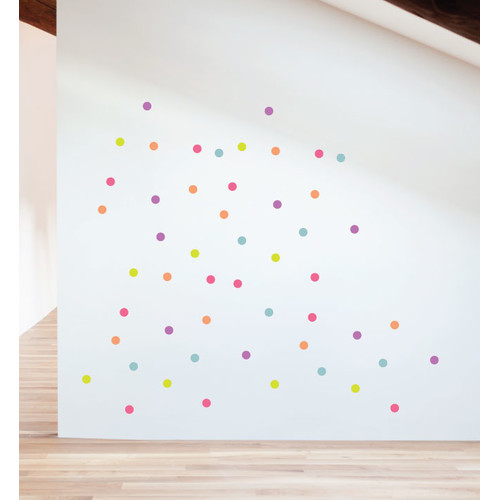 Gelato Dots Set Of 59 Wall Decal