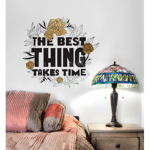 Best Thing Takes Time Wall Decal