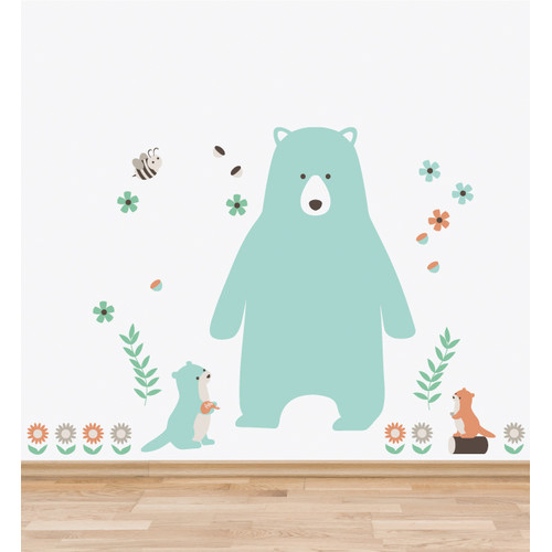 Woodland Animals Wall Decal Temple Webster - Animal Wall Decals Woodland