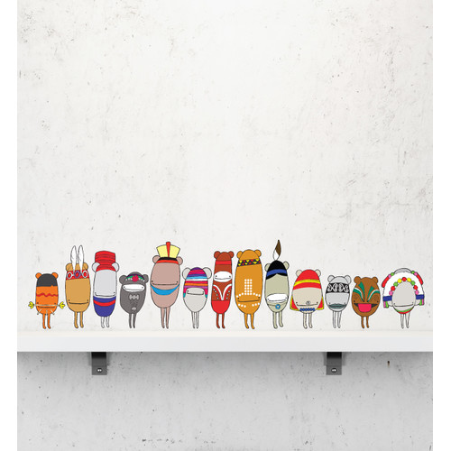 Celebrate Indigenous II Wall Decal Temple & ster