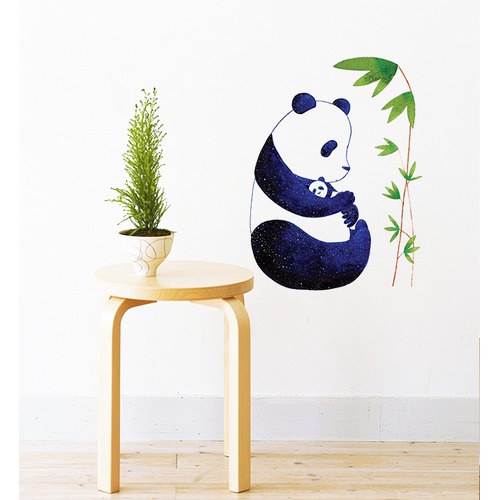 Mother & Baby Pandas Wall Sticker