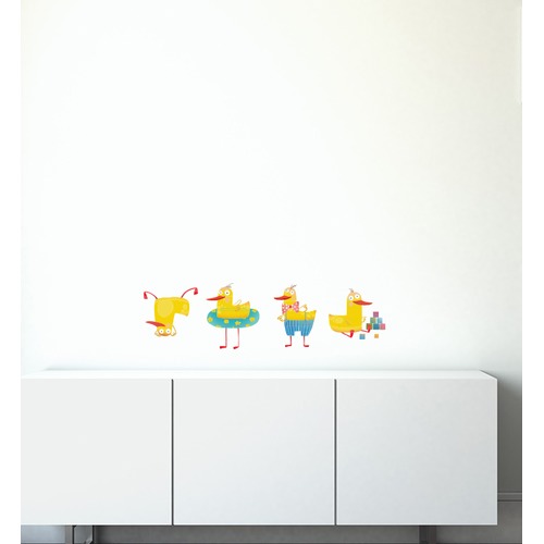 Silly Duck Collection Wall Sticker