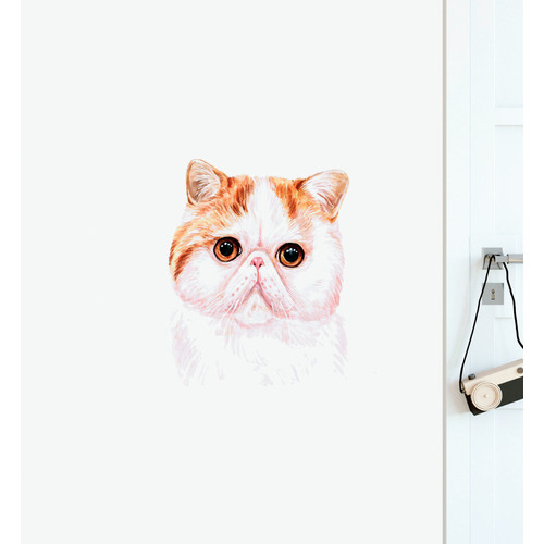 Exotic Shorthair Dog Wall Sticker Temple Webster