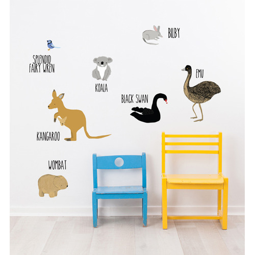 Australian Animals Wall Decal Temple & ster