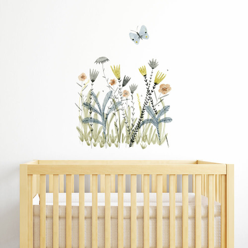 Cute Flower Meadow Wall Decal