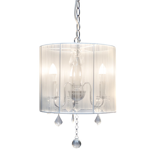 Lexi Lighting Paris 3 Lights Chandelier White Shade Reviews Lexi Lighting Paris 3 Lights Chandelier