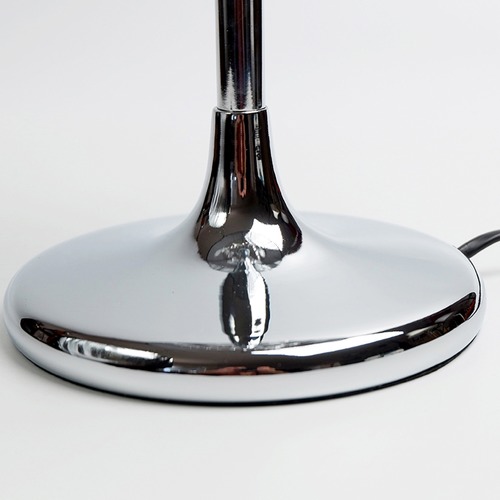 Paris Chrome Table Lamp with Black String Shade
