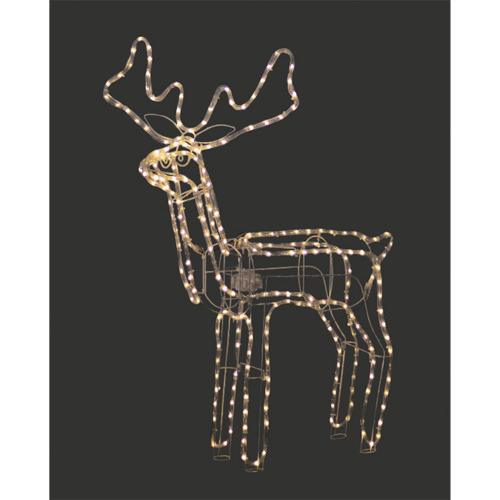 3D Illuminated LED Reindeer Light with Motor