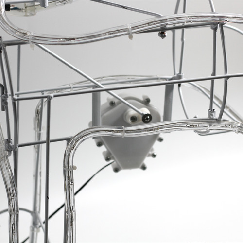 3D Illuminated LED Light Stand Feeding Reindeer with Motor