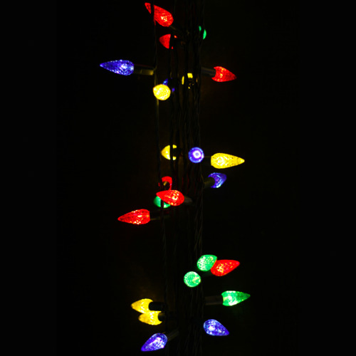 C6 Pinecone 200 Multi-Coloured Connectable LED String Fairy Light
