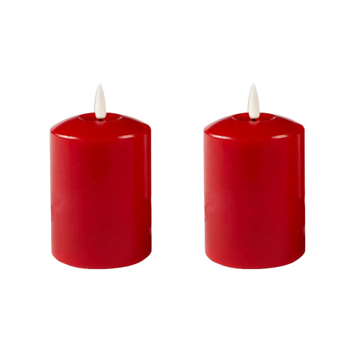 Remote LED Flameless Wax Pillars
