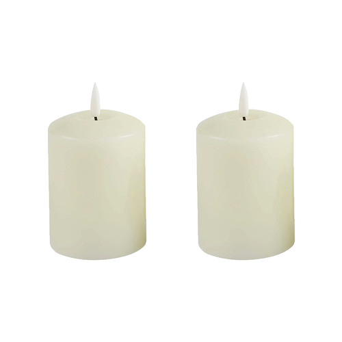 Remote LED Flameless Wax Pillars