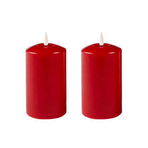 Remote LED Flameless Wax Pillars
