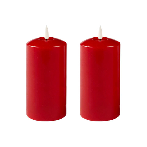Remote LED Flameless Wax Pillars