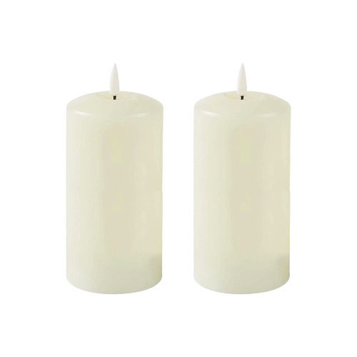 Remote LED Flameless Wax Pillars