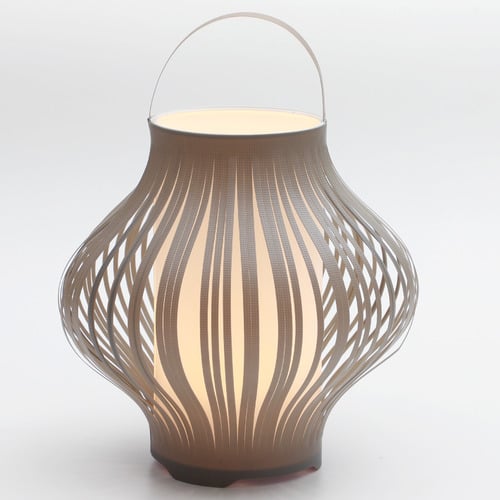 Grey Bostock Outdoor LED Retractable Lantern