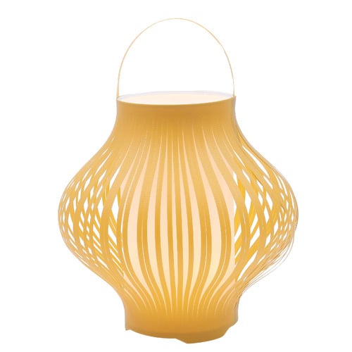Yellow Bostock Outdoor LED Retractable Lantern