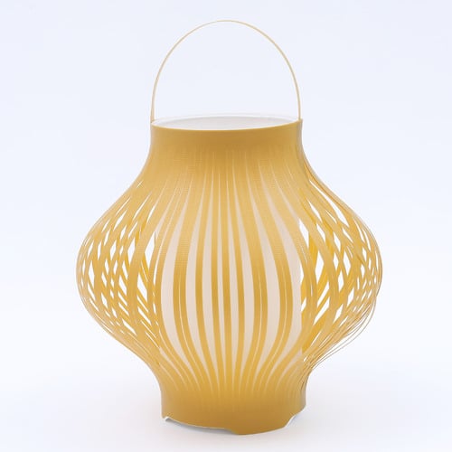Yellow Bostock Outdoor LED Retractable Lantern