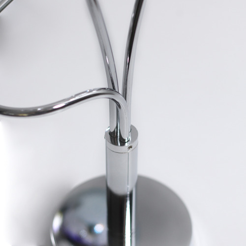 Farhan 3 Light Metal & Glass Table Lamp