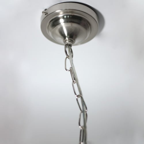 Carroll 5 Light Metal & Fabric Pendant