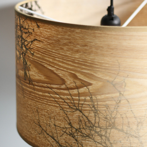 Ilyas Wooden Pendant Light