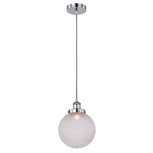 Jowly Metal & Glass Pendant Light