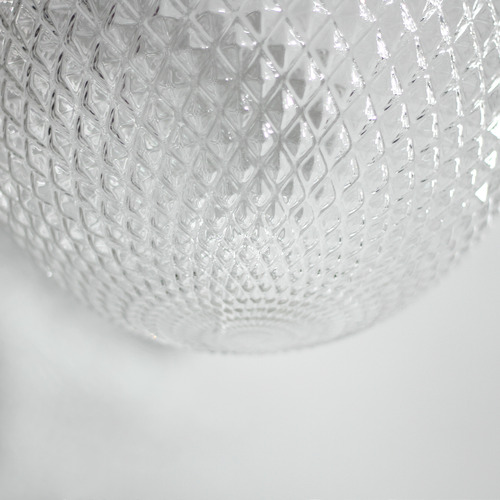 Jowly Metal & Glass Pendant Light
