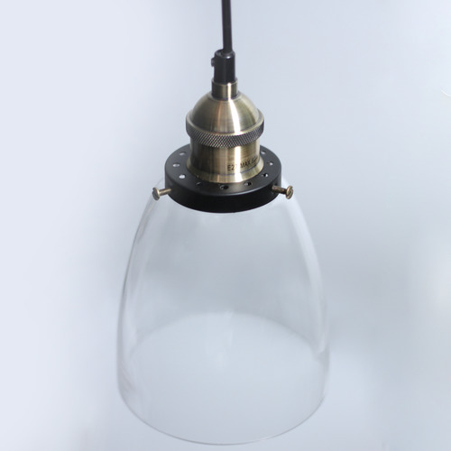 Ortega Metal & Glass Pendant Light