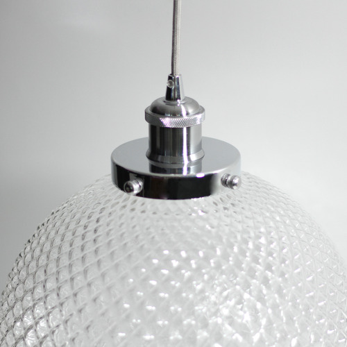 Jowly Metal & Glass Pendant Light