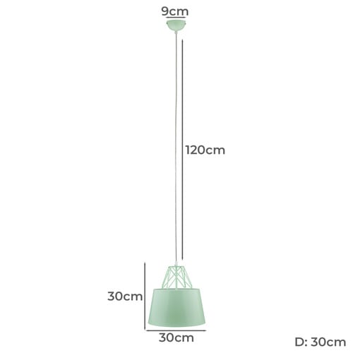 Cavaillon 1 Light Metal Pendant
