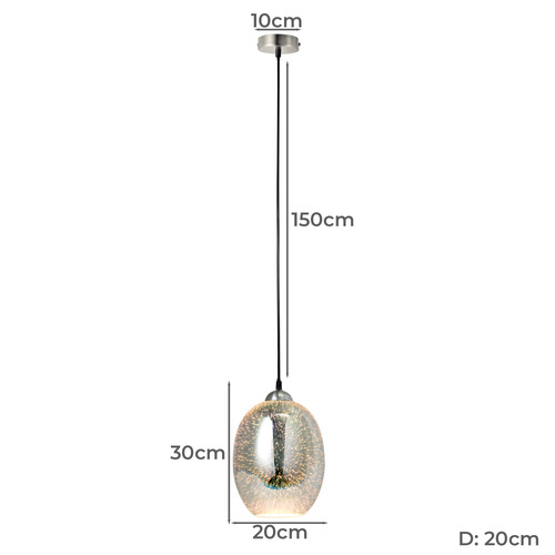 Creusot 1 Light Metal Pendant