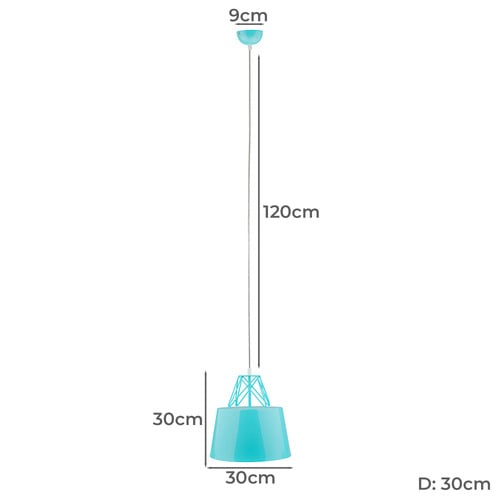 Cavaillon 1 Light Metal Pendant