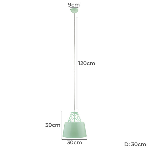 Cavaillon 1 Light Metal Pendant