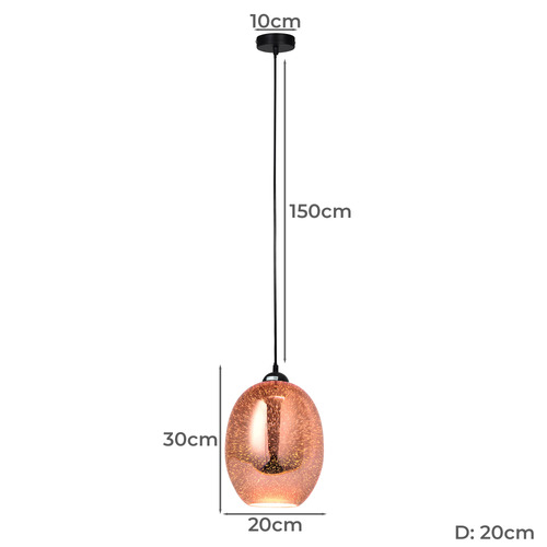 Creusot 1 Light Metal Pendant