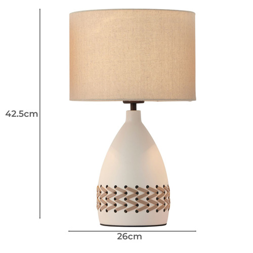 42.5cm Marika Iron Table Lamp