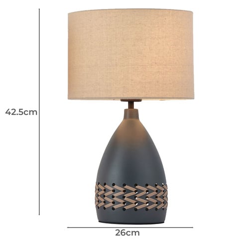 42.5cm Marika Iron Table Lamp