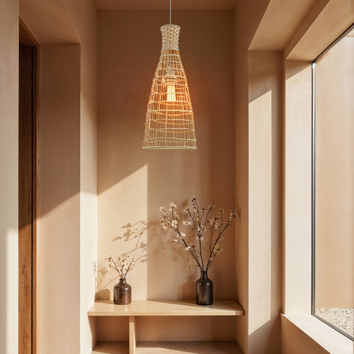 Hayden Rattan Pendant Light
