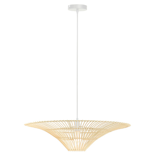 Lillie Rattan Pendant Light