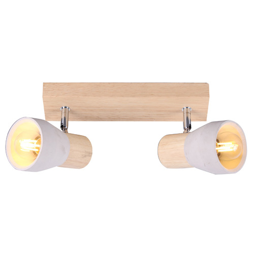 Casey 2 Light Cement Spotlight