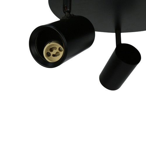 Hansen 3 Light Round Aluminium Spotlight